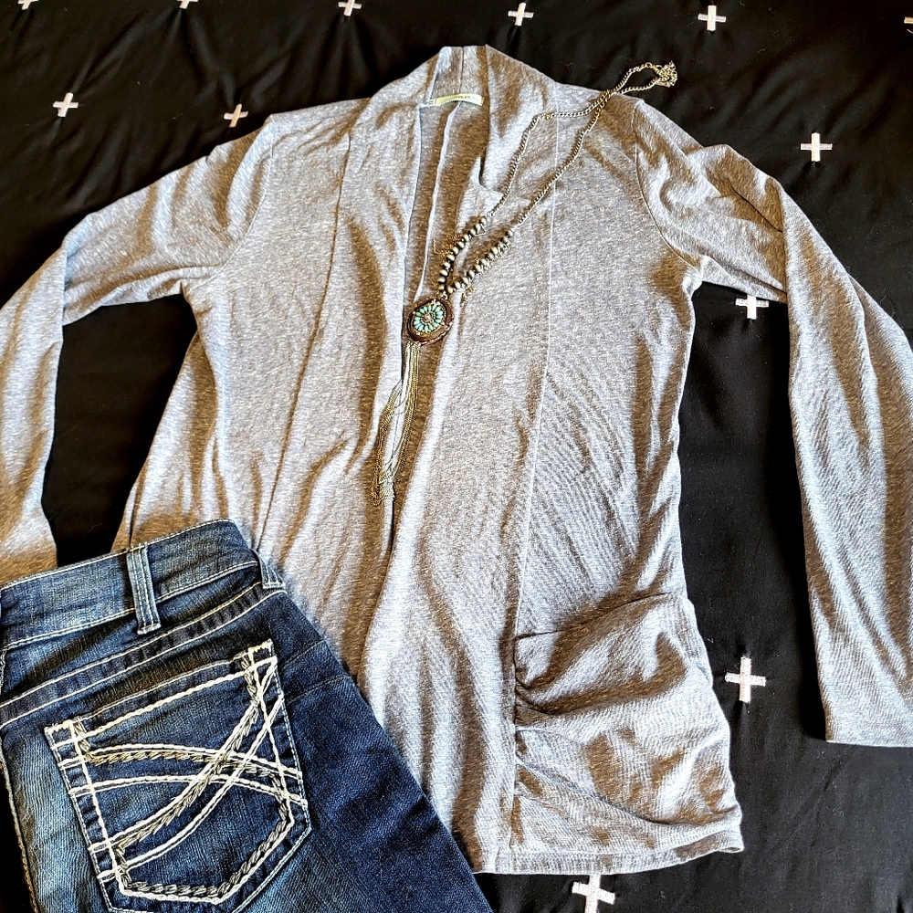 Maurices Grey Cardigan